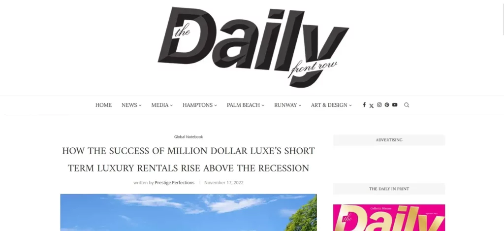 The Daily Front Row about MDL